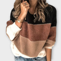 Elisa - Lässiger & kuscheliger Pullover – Braun