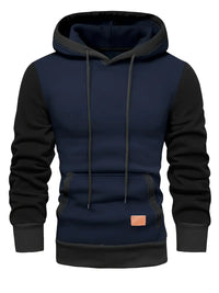 Ferguson – Langarm Kapuzenpullover Mit Tasche – Marine