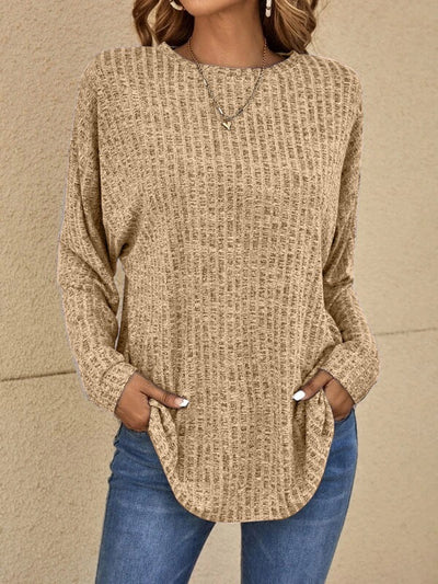 Yanna - Lässiger Langarm-Pullover