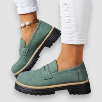 Elevin | Vintage Penny Loafers – Grün