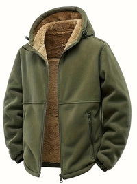 Rickelton – Winterjacke Mit Kapuze Und Fronttasche – Oliv