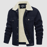 Aspeetra | Trendige Cordjacke für Herren – Marine