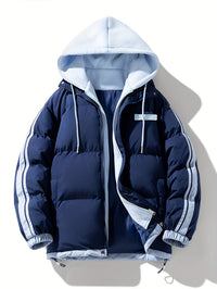 Warm | Thermojacke mit Isolierung für den Winter – Blau