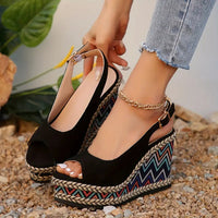 Natalia | Elegante Sandalen im griechischen Design – Schwarz