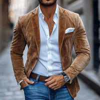 Darcy™ - Eleganter London Blazer – Braun