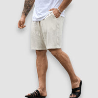 Evo | Linen Shorts – Beige