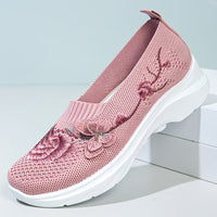 Ulyana - Gepolsterte orthopädische Wanderschuhe – Rosa