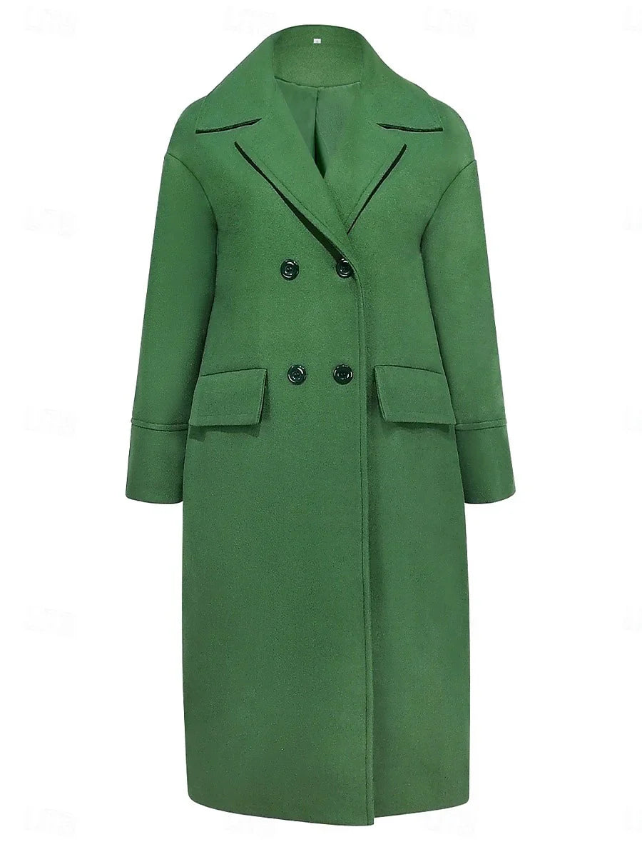 Liathes | Trenchcoat aus Wollmischung für einen lässigen Winter-Style