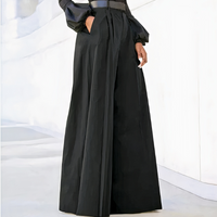 Elegante Business-Hose für Damen | Palazzo – Schwarz