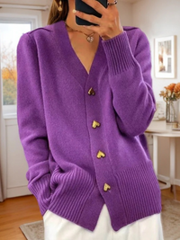 Elegante Strickjacke für Damen | Strick – LIla