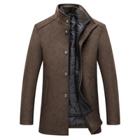 Eleganter Business-Mantel für Herren | Warme – Camel