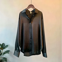 Elegantes Business-Hemd für Damen | Langarm – Schwarz