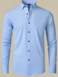 Elegantes Business-Hemd für Herren | Langarm – Hellblau