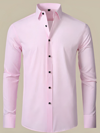 Elegantes Business-Hemd für Herren | Langarm – Rosa