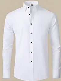 Elegantes Business-Hemd für Herren | Langarm – Weiß