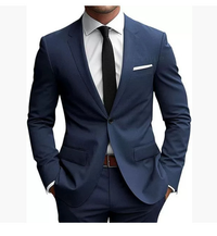Elias | Herren Eleganter Slim Fit Anzug – Marine