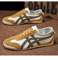 Elias | Herren Retro Runner Sneaker – Gelb
