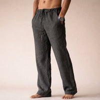 Eligio | Herren Bequeme Kordelzug Hose mit Taschen – Dunkelgrau
