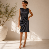 Elvira | Ärmelloses Elegantes Abendkleid – Schwarz