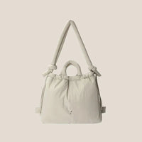 Damen Schultertasche | Gepolsterte Ausführung mit viel Platz – Beige