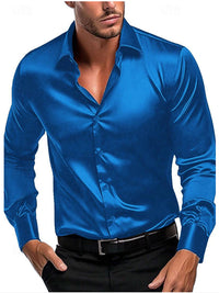 Emilian | Herren elegantes zeitloses Hemd – Blau