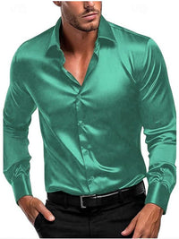 Emilian | Herren elegantes zeitloses Hemd – Meergrün