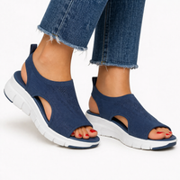 Eulalia | Damen Slip-On Komfort Sneaker – Marine