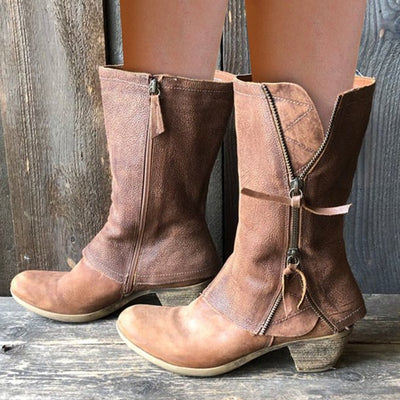 LassoLuxe - Zeitlose Cowgirl-Stiefel