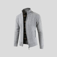 Nilo® | Strickjacke – Hellgrau