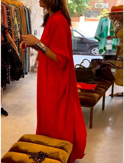 Damen-Freizeitkleid, bedrucktes Kleid