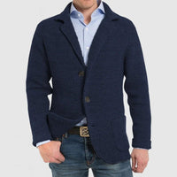 Lois - Schicke Jacke mit Knöpfen – Dunkelblau