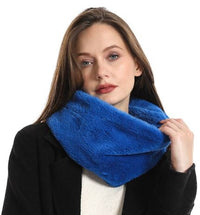Doris - Mode Hals Warme Sjaals – Blau