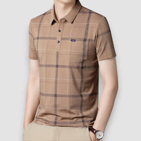 Lumi | Polo Shirt With Chest Pokcet – Beige