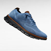 Darnel - gestrickte Schnürschuhe – Schwarz-Blau