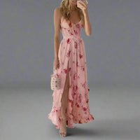 Nicole | Elegantes Maxikleid für unvergessliche Anlässe – Rosa