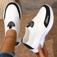 Solirae - Stützender orthopädischer Walking-Sneaker – Weiß