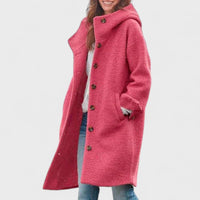 Malin - Elegante Wolljacke – Rosa