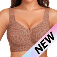 Mona | Bügelloser Daily Push-Up BH – Brown Leopard