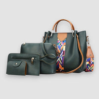 Evelin | 4-teiliges Taschenset – Grün