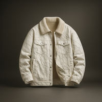 Alderon Sherpa Corduroy Jacket – Khaki