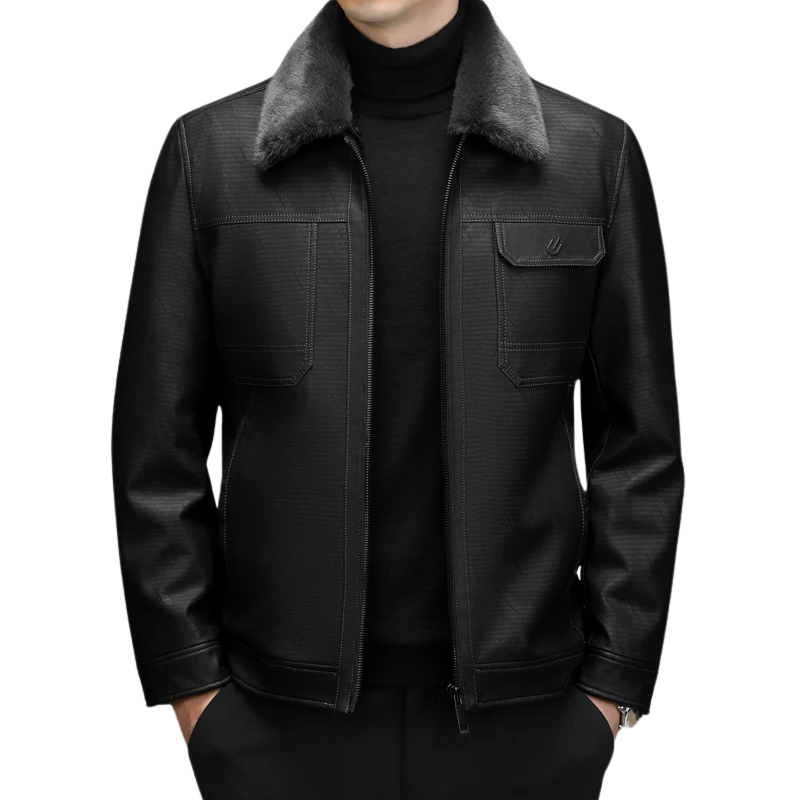 Olidreia | Luxuriöse Herren Schafslederjacke