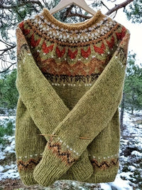 LOPAPEYSA | ELEGANTER STRICKSTIL – Grün