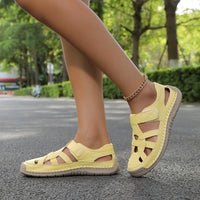 Clara | Elegante Sommer Sandalen Damen – Gelb