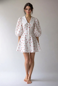 “Zorana” Mini Dress – Weiß