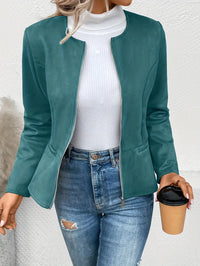 EDELMIRA - JACKE MIT REISSVERSCHLUSS – Olivgrün