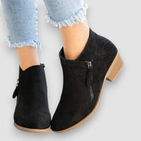 Luca | Orthopädische Lederstiefel – Schwarz