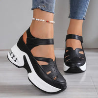 Emilia | Bequeme Gepolsterte Sandalen Damen – Schwarz