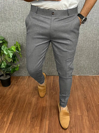 Herren Hose Slim Fit | Leicht Bequem – Grau