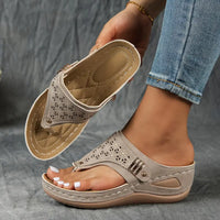 Fatima | Bequeme und elegante Sandalen – Khaki
