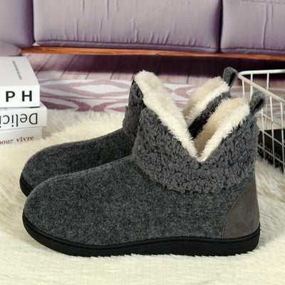 Reilithia | Kuschelige Fleece-Hausschuh-Stiefeletten für maximalen Komfort